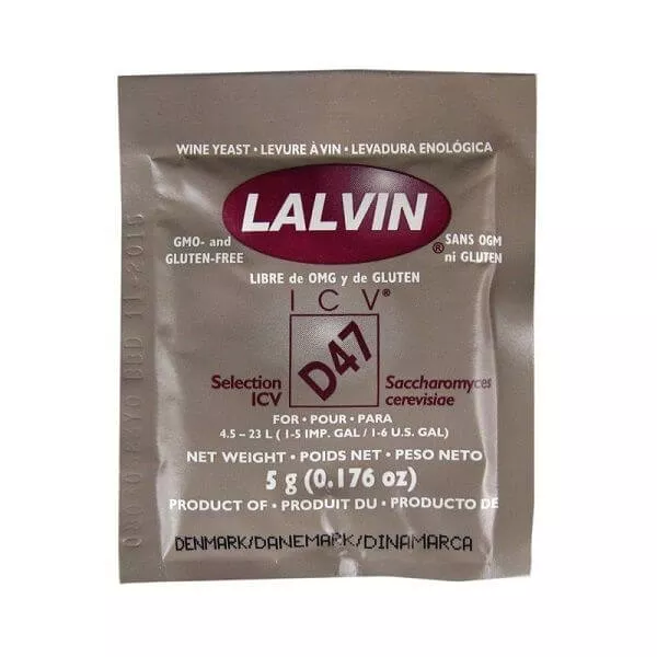 Дрожжи Lalvin ICV/D47 5 гр