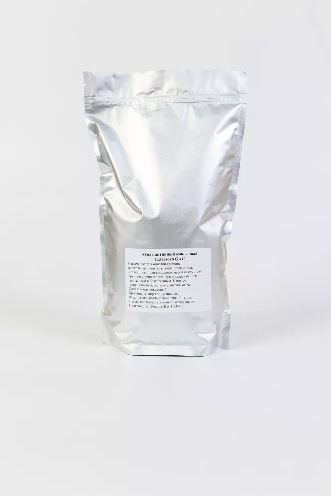 Уголь активный кокосовый  Extrasorb GAC, 1 кг