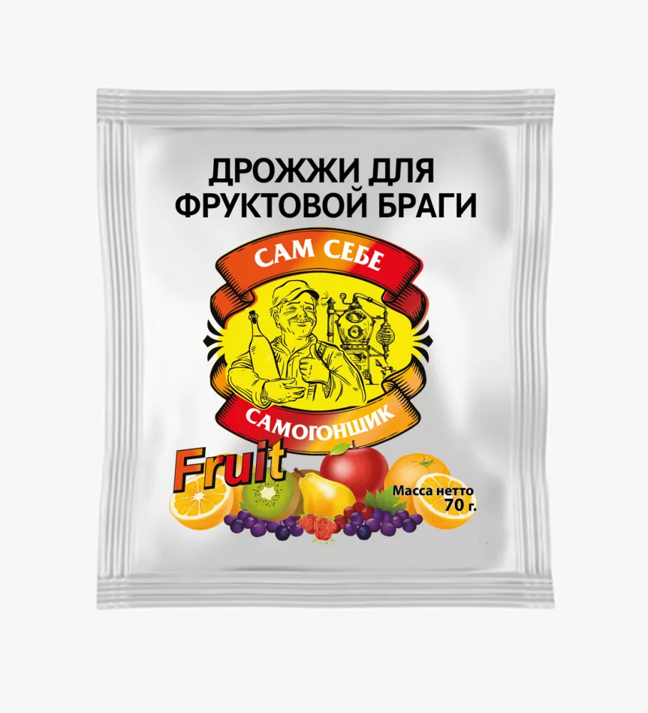 Дрожжи для фруктовой браги 70 г
